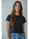Short Sleeve Crop Top Tee
