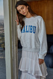 Malibu French Terry Cotton Pullover