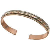 Handmade Copper and Brass twist Cuff Bracelet