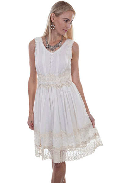 Double Laced Ivory Dress