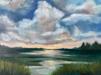 16”x20” Oil on Canvas “Lowland Marsh”