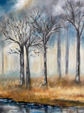 16” x 20” Oil on Canvas “Winter Haze” Original Artwork