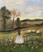 24”x 30” Original Artwork “Green Pastures” Oil on Canvas