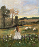 24”x 30” Original Artwork “Green Pastures” Oil on Canvas