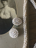 Vintage Pearl Clustered Jewelry Set