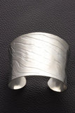 Curved Silver Cuff