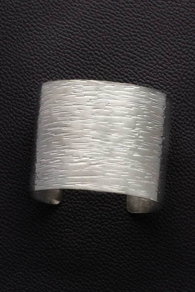 Textured Silver Cuff