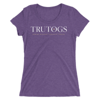 Trutogs logo womens purple t-shirt front