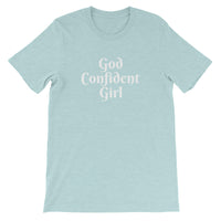 Short-Sleeve "God Confident Girl" T-Shirt