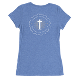 Trutogs emblem womens blue t-shirt back